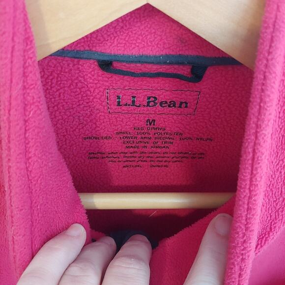 LL Bean Polartec WindPro Fleece, Pink, Medium - Picture 8 of 9